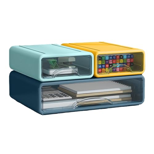 ZZFENGKR Schreibtisch-Organizer mit Schubladen, stapelbare Schubladen mit Fächern, Schreibtisch-Organisation für Bürobedarf, Make-up, Bleistifte, Klebeband, Radiergummis, Büroklammern, Ladegeräte ZZFENGKR Schreibtisch-Organizer mit Schubladen, stapelbare Schubladen mit Fächern, Schreibtisch-Organisation für Bürobedarf, Make-up, Bleistifte, Klebeband, Radiergummis, Büroklammern, Ladegeräte von ZZFENGKR