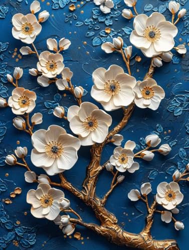 Diamond Painting Blume Diamond Painting Erwachsene, Crystal Art Magnolie Mosaik Bastelset Erwachsene Anfänger 5D DIY Full Drill Cross Stickerei Kits für Deko Wohnzimmer, Geschenke 50 x 70cm -g250315 Diamond Painting Blume Diamond Painting Erwachsene, Crystal Art Magnolie Mosaik Bastelset Erwachsene Anfänger 5D DIY Full Drill Cross Stickerei Kits für Deko Wohnzimmer, Geschenke 50 x 70cm -g250315 von ZZGBDWOU