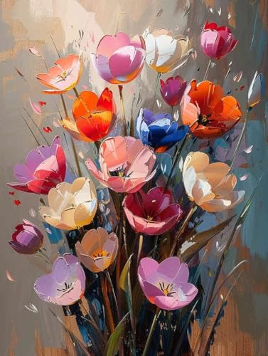 Diamond Painting Blume Diamond Painting Erwachsene, Crystal Art Tulpe Mosaik Bastelset Erwachsene Anfänger 5D DIY Full Drill Cross Stickerei Kits für Zimmer Deko Wohnzimmer, Geschenke 35x50cm -g25034C Diamond Painting Blume Diamond Painting Erwachsene, Crystal Art Tulpe Mosaik Bastelset Erwachsene Anfänger 5D DIY Full Drill Cross Stickerei Kits für Zimmer Deko Wohnzimmer, Geschenke 35x50cm -g25034C von ZZGBDWOU