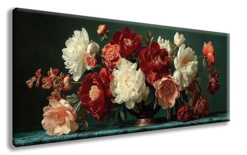 Diamond Painting Blumen Diamond Painting Erwachsene Pflanzen Diamant Art, Diamant Malerei Kits Erwachsene Crystal Art Basteln, Stickerei Kreuzstich Bilder Set für Zimmer Deko (60x120 cm) -zzg250875 von ZZGBDWOU
