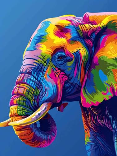 Diamond Painting Elefant Diamond Painting Erwachsene, Crystal Art Tier Mosaik Bastelset Erwachsene Anfänger 5D DIY Full Drill Cross Stickerei Kits für Deko Wohnzimmer, Geschenke 25 x 35cm -g25032F Diamond Painting Elefant Diamond Painting Erwachsene, Crystal Art Tier Mosaik Bastelset Erwachsene Anfänger 5D DIY Full Drill Cross Stickerei Kits für Deko Wohnzimmer, Geschenke 25 x 35cm -g25032F von ZZGBDWOU