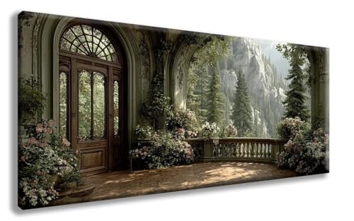 Diamond Painting HäUser Diamond Painting Erwachsene Wald Diamant Art, Diamant Malerei Kits Erwachsene Crystal Art Basteln, Stickerei Kreuzstich Bilder Set für Zimmer Deko 100x200cm -zzg2508PVK15 von ZZGBDWOU