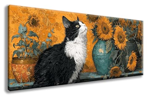 Diamond Painting Katze Diamond Painting Erwachsene Sonnenblume Diamant Art, Diamant Malerei Kits Erwachsene Crystal Art Basteln, Stickerei Kreuzstich Bilder Set für Zimmer Deko 60x120cm -zzg2508IO Diamond Painting Katze Diamond Painting Erwachsene Sonnenblume Diamant Art, Diamant Malerei Kits Erwachsene Crystal Art Basteln, Stickerei Kreuzstich Bilder Set für Zimmer Deko 60x120cm -zzg2508IO von ZZGBDWOU
