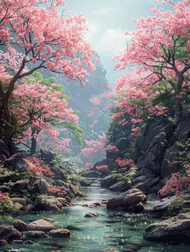Diamond Painting Kirschblüten Diamond Painting Erwachsene, Crystal Art Landschaft Mosaik Bastelset Erwachsene Anfänger Full Drill Cross Stickerei Kits für Deko Wohnzimmer, Geschenke 35 x 50cm -g250314 Diamond Painting Kirschblüten Diamond Painting Erwachsene, Crystal Art Landschaft Mosaik Bastelset Erwachsene Anfänger Full Drill Cross Stickerei Kits für Deko Wohnzimmer, Geschenke 35 x 50cm -g250314 von ZZGBDWOU
