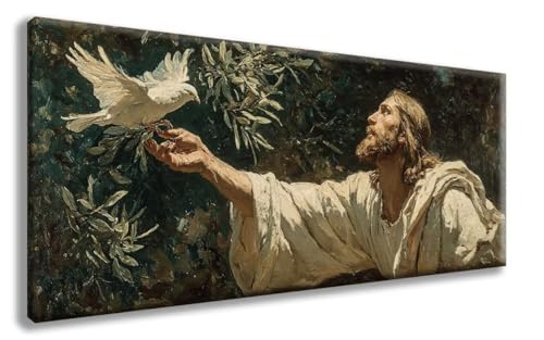 Diamond Painting Mann Diamond Painting Erwachsene WeißE Taube Diamant Art, Diamant Malerei Kits Erwachsene Crystal Art Basteln, Stickerei Kreuzstich Bilder Set für Zimmer Deko 100x200cm -zzg25089M von ZZGBDWOU