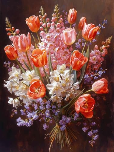 Diamond Painting Tulpe Diamond Painting Erwachsene, Crystal Art Blume Mosaik Bastelset Erwachsene Anfänger 5D DIY Full Drill Cross Stickerei Kits für Deko Wohnzimmer, Geschenke 35cm x 50cm -g250355 Diamond Painting Tulpe Diamond Painting Erwachsene, Crystal Art Blume Mosaik Bastelset Erwachsene Anfänger 5D DIY Full Drill Cross Stickerei Kits für Deko Wohnzimmer, Geschenke 35cm x 50cm -g250355 von ZZGBDWOU
