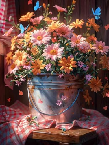 Diamond Painting Vase Diamond Painting Erwachsene, Crystal Art Blume Mosaik Bastelset Erwachsene Anfänger 5D DIY Full Drill Cross Stickerei Kits für Zimmer Deko Wohnzimmer, Geschenke 35x50cm -g250364 Diamond Painting Vase Diamond Painting Erwachsene, Crystal Art Blume Mosaik Bastelset Erwachsene Anfänger 5D DIY Full Drill Cross Stickerei Kits für Zimmer Deko Wohnzimmer, Geschenke 35x50cm -g250364 von ZZGBDWOU
