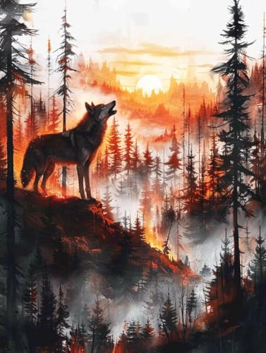 Diamond Painting Wald Diamond Painting Erwachsene, Crystal Art Wolf Mosaik Bastelset Erwachsene Anfänger 5D DIY Full Drill Cross Stickerei Kits für Zimmer Deko Wohnzimmer, Geschenke 35 x 50cm -g250300 Diamond Painting Wald Diamond Painting Erwachsene, Crystal Art Wolf Mosaik Bastelset Erwachsene Anfänger 5D DIY Full Drill Cross Stickerei Kits für Zimmer Deko Wohnzimmer, Geschenke 35 x 50cm -g250300 von ZZGBDWOU