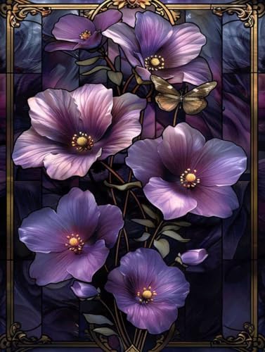 Diamond Painting XXL 30 x 40cm, Diamant Painting Bilder Blume Crystal Art Anlage Mosaik Bastelset Erwachsene 5D DIY Full Drill Cross Stickerei Kits für Anfänger, Deko Wohnzimmer, Geschenke -g2503L5 Diamond Painting XXL 30 x 40cm, Diamant Painting Bilder Blume Crystal Art Anlage Mosaik Bastelset Erwachsene 5D DIY Full Drill Cross Stickerei Kits für Anfänger, Deko Wohnzimmer, Geschenke -g2503L5 von ZZGBDWOU