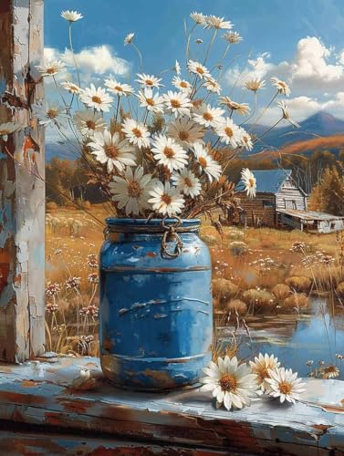 Diamond Painting XXL 30x40cm, Diamant Painting Bilder Blume Crystal Art Herbst Mosaik Bastelset Erwachsene 5D DIY Full Drill Cross Stickerei Kits für Anfänger, Deko Wohnzimmer, Geschenke -g250311 Diamond Painting XXL 30x40cm, Diamant Painting Bilder Blume Crystal Art Herbst Mosaik Bastelset Erwachsene 5D DIY Full Drill Cross Stickerei Kits für Anfänger, Deko Wohnzimmer, Geschenke -g250311 von ZZGBDWOU