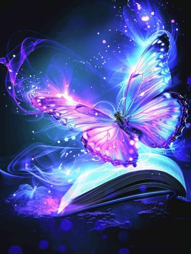 Diamond Painting XXL 40 x 55cm, Diamant Painting Bilder Schmetterling Crystal Art Landschaft Mosaik Bastelset Erwachsene Full Drill Cross Stickerei Kits für Anfänger, Zimmer Deko Wohnzimmer -g250387 Diamond Painting XXL 40 x 55cm, Diamant Painting Bilder Schmetterling Crystal Art Landschaft Mosaik Bastelset Erwachsene Full Drill Cross Stickerei Kits für Anfänger, Zimmer Deko Wohnzimmer -g250387 von ZZGBDWOU