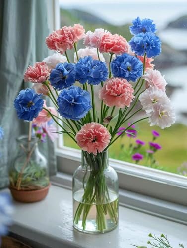 Diamond Painting XXL 40x55cm, Diamant Painting Bilder Vase Crystal Art Blume Mosaik Bastelset Erwachsene 5D DIY Full Drill Cross Stickerei Kits für Anfänger, Zimmer Deko Wohnzimmer, Geschenke -g2503UH von ZZGBDWOU