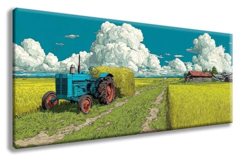 Ernte Diamond Painting, Wolke Diamond Painting Erwachsene Groß XXL 100x300 cm, 5D Runder Vollbohrer Diamant Crystal Art Bastelnset, Mosaik Bastel Erwachsene für Deko Schlafzimmer, Geschenke -zzg2508W7 von ZZGBDWOU
