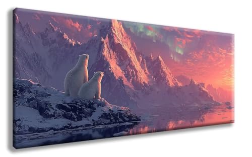 Gebirge Diamond Painting, EisbäR Diamond Painting Erwachsene Groß XXL 30x60cm, 5D Runder Vollbohrer Diamant Crystal Art Bastelnset, Mosaik Bastel Erwachsene für Deko Schlafzimmer, Geschenke -zzg2508HA Gebirge Diamond Painting, EisbäR Diamond Painting Erwachsene Groß XXL 30x60cm, 5D Runder Vollbohrer Diamant Crystal Art Bastelnset, Mosaik Bastel Erwachsene für Deko Schlafzimmer, Geschenke -zzg2508HA von ZZGBDWOU