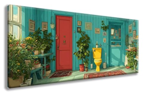 HäUser Diamond Painting, Landschaft Diamond Painting Erwachsene Groß XXL (100x300 cm), 5D Runder Vollbohrer Diamant Crystal Art Bastelnset, Mosaik Bastel Erwachsene für Deko Schlafzimmer -zzg250843 von ZZGBDWOU