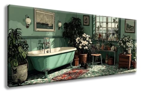 HäUser Diamond Painting, Landschaft Diamond Painting Erwachsene Groß XXL (70x140 cm), 5D Runder Vollbohrer Diamant Crystal Art Bastelnset, Mosaik Bastel Erwachsene für Deko Schlafzimmer -zzg250819 von ZZGBDWOU