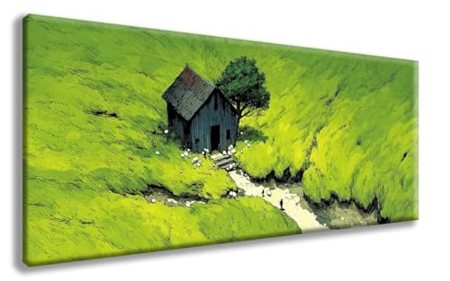Kabine Diamond Painting, Wiese Diamond Painting Erwachsene Groß XXL 100x300 cm, 5D Runder Vollbohrer Diamant Crystal Art Bastelnset, Mosaik Bastel Erwachsene für Deko Schlafzimmer -zzg250880Y0G von ZZGBDWOU