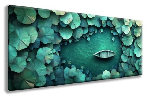 Landschaft Diamond Painting, Boot Diamond Painting Erwachsene Groß XXL (50x100 cm), 5D Runder Vollbohrer Diamant Crystal Art Bastelnset, Mosaik Bastel Erwachsene für Deko Schlafzimmer -zzg2508Y1 von ZZGBDWOU