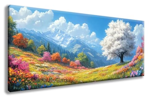 Landschaft Diamond Painting, FrüHling Diamond Painting Erwachsene Groß XXL 100x300 cm, 5D Runder Vollbohrer Diamant Crystal Art Bastelnset, Mosaik Bastel Erwachsene für Deko Schlafzimmer -zzg2508C1 Landschaft Diamond Painting, FrüHling Diamond Painting Erwachsene Groß XXL 100x300 cm, 5D Runder Vollbohrer Diamant Crystal Art Bastelnset, Mosaik Bastel Erwachsene für Deko Schlafzimmer -zzg2508C1 von ZZGBDWOU