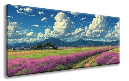 Landschaft Diamond Painting, Himmel Diamond Painting Erwachsene Groß XXL (100x300 cm), 5D Runder Vollbohrer Diamant Crystal Art Bastelnset, Mosaik Bastel Erwachsene für Deko Schlafzimmer -zzg2508FZ von ZZGBDWOU