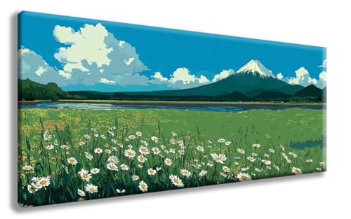 Landschaft Diamond Painting, Natur Diamond Painting Erwachsene Groß XXL (50x100 cm), 5D Runder Vollbohrer Diamant Crystal Art Bastelnset, Mosaik Bastel Erwachsene für Deko Schlafzimmer -zzg2508K7 von ZZGBDWOU