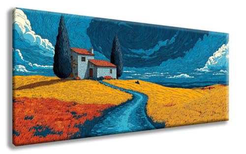 Landschaft Diamond Painting, Weizenfeld Diamond Painting Erwachsene Groß XXL 30x60cm, 5D Runder Vollbohrer Diamant Crystal Art Bastelnset, Mosaik Bastel Erwachsene für Deko Schlafzimmer -zzg2508BK Landschaft Diamond Painting, Weizenfeld Diamond Painting Erwachsene Groß XXL 30x60cm, 5D Runder Vollbohrer Diamant Crystal Art Bastelnset, Mosaik Bastel Erwachsene für Deko Schlafzimmer -zzg2508BK von ZZGBDWOU