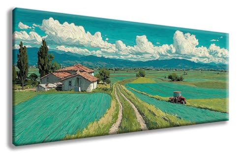 Landschaft Diamond Painting, Wiese Diamond Painting Erwachsene Groß XXL (90x180 cm), 5D Runder Vollbohrer Diamant Crystal Art Bastelnset, Mosaik Bastel Erwachsene für Deko Schlafzimmer -zzg25088R von ZZGBDWOU