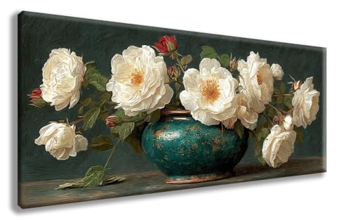 Vase Diamond Painting, Blumen Diamond Painting Erwachsene Groß XXL (70x140 cm), 5D Runder Vollbohrer Diamant Crystal Art Bastelnset, Mosaik Bastel Erwachsene für Deko Schlafzimmer -zzg2508P1JW2 von ZZGBDWOU