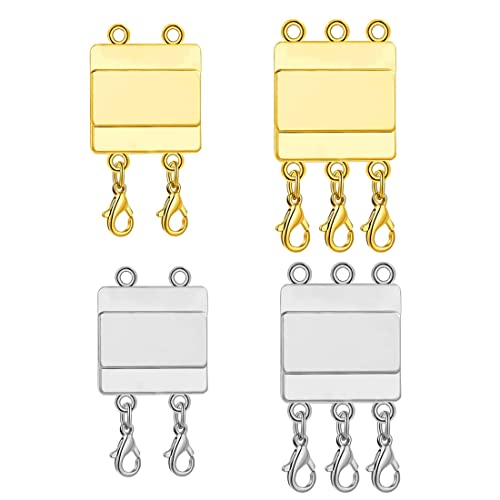 4 Stück Schichtung Magnetische Verschlüsse Magnetverschluss Kette für Halskette Armbänder Schmuck Verbindungsschnallen Mehrere Ketten Separieren Layering Verschlüsse Ketten Magnetverbinder 4 Stück Schichtung Magnetische Verschlüsse Magnetverschluss Kette für Halskette Armbänder Schmuck Verbindungsschnallen Mehrere Ketten Separieren Layering Verschlüsse Ketten Magnetverbinder von ZZHBOO