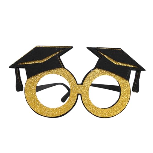 ZZHZGZ Brille Für Die Abschlusssaison Abschlussbrille Foto-requisiten Für Die Abschlussfeier Partyzubehör Lustige Brille Geschenke Für Die Abschlussfeier Abschlussfoto Papier Party Brillen Lustig von ZZHZGZ