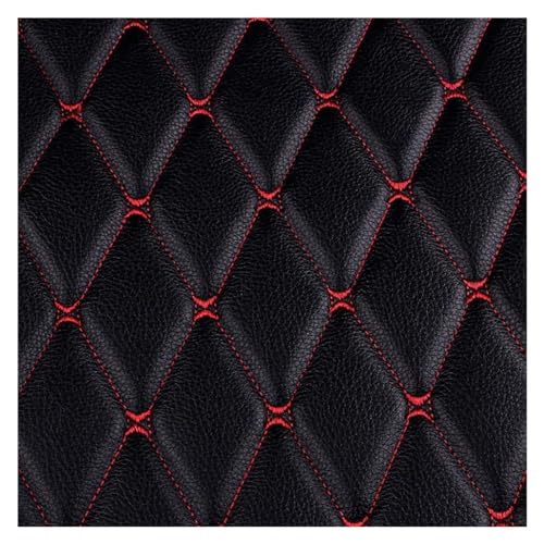 Kunstleder Gesteppt Meterware Polsterstoff Möbelstoff Kaschiert Leder Stoff Bezugsstoff Lederoptik Als Sitzbezug(Black 2,1.6X2m) von ZZLZYQ