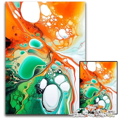 1000-teiliges Puzzle für Erwachsene Acrylfarben-Puzzles für Erwachsene perfekt für Heimdekoration Geburtstage Feiertage und Geschenke 1000 Teile (38 x 26 cm) von ZZQWIPEIS