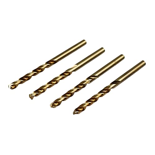 ZZSRJ 1,0-13 mm kobaltbeschichteter Spiralbohrer-Satz HSS M35 Pistolenbohrer for Holz-/Metall-Lochschneider Elektrowerkzeuge (Hole Diameter : 4.0mm, Shank Shape : 10pcs) von ZZSRJ