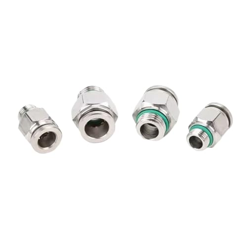 10PCS 304 Edelstahl Tracheal Schnellverschluss Pneumatische Schnellkupplung G Gewinde gerade durchlaufen dekontakt(PC10-G01,200 PCS) von ZZWFMW