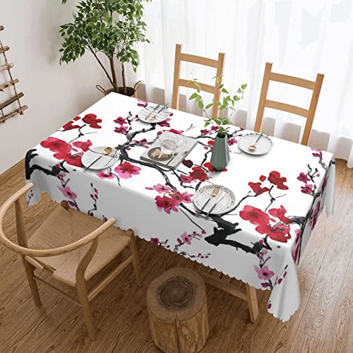 ZaKhs Tischdecke mit japanischem Kirschblüten-Druck, rechteckig, wasserdicht, für den Außenbereich, Party, Picknick, Esszimmer, Garten, 137 x 183 cm ZaKhs Tischdecke mit japanischem Kirschblüten-Druck, rechteckig, wasserdicht, für den Außenbereich, Party, Picknick, Esszimmer, Garten, 137 x 183 cm von ZaKhs
