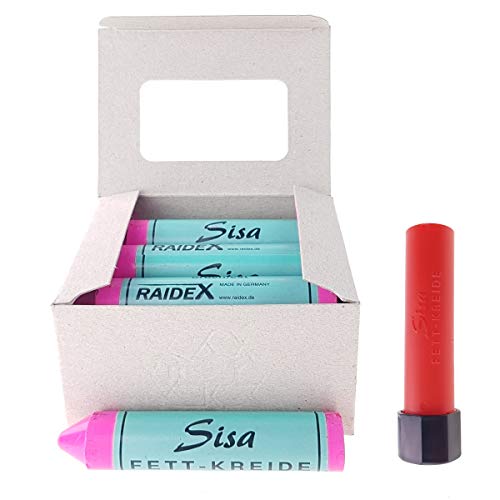 Sisa 12 St Reifenkreide Fettkreide zur Reifenkennzeichnung Rosa Reifen Kreide Satz von Zabapure
