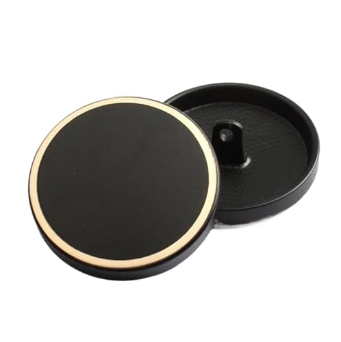 10 Stück 15/23/28mm große Knöpfe für Kleidung, schwarze Metall-Nähknöpfe, Stil-1, 28mm-10pcs von ZacLAy