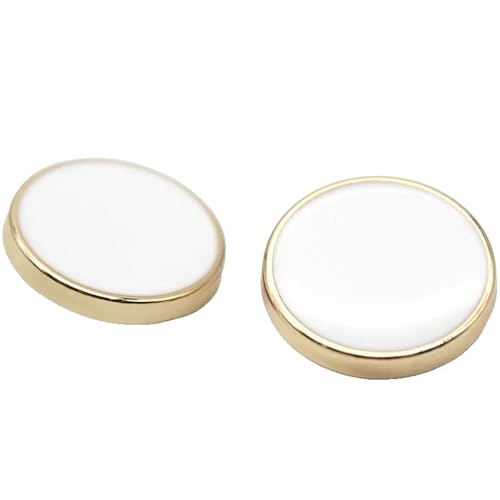 10 Stück flache Goldkante Silberkante Schwarz-Weiß-Öl-Metallknöpfe Anzugknöpfe Accessoires Kleidung Dekorknöpfe, 10pcs S3, 20mm 10 Stück flache Goldkante Silberkante Schwarz-Weiß-Öl-Metallknöpfe Anzugknöpfe Accessoires Kleidung Dekorknöpfe, 10pcs S3, 20mm von ZacLAy