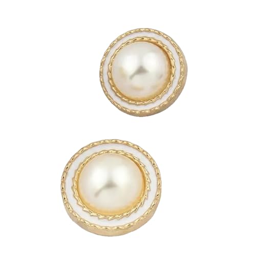 15–25mm Metall-Perlenknöpfe für Kleidung, Damen, Mäntel, Pullover, Nähzubehör, DIY-Kleidung, Bastelbedarf, Knöpfe, Goldenes Weiß, 23mm 10pcs 15–25mm Metall-Perlenknöpfe für Kleidung, Damen, Mäntel, Pullover, Nähzubehör, DIY-Kleidung, Bastelbedarf, Knöpfe, Goldenes Weiß, 23mm 10pcs von ZacLAy
