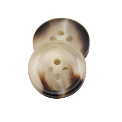 30mm große weiße Mantelknöpfe aus Kunstharzimitat zum Nähen, Braun, 30mm 10pcs 30mm große weiße Mantelknöpfe aus Kunstharzimitat zum Nähen, Braun, 30mm 10pcs von ZacLAy