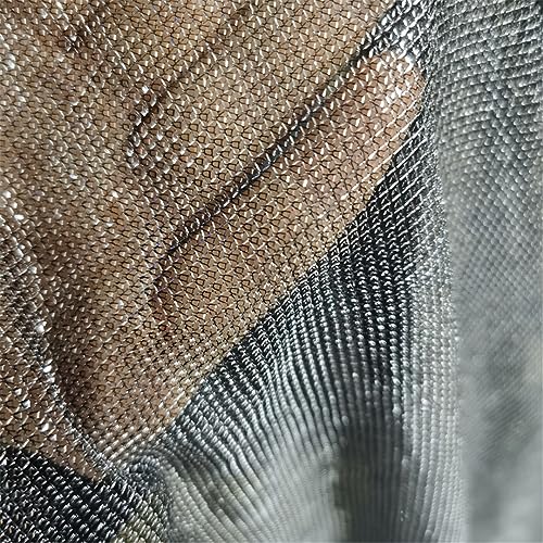 3/5/10 M Fluoreszierender Tüll-Netzstoff, Glitzernder, Durchsichtiger Mesh-Kleiderstoff, Glitzerndes Gaze-Material 3black silver 150CMX10M von Zadaos