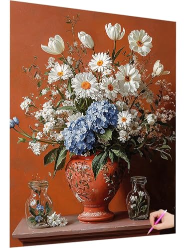 Diamond Painting Erwachsene Blumen Diamant Painting Bilder Retro 5D Diamond Art Set für Kinder Anfänger, DIY Diamant Cross Stickerei Kreativ Set für Erwachsene Deko Wohnzimmer Geschenke 80x110cm A-14 Diamond Painting Erwachsene Blumen Diamant Painting Bilder Retro 5D Diamond Art Set für Kinder Anfänger, DIY Diamant Cross Stickerei Kreativ Set für Erwachsene Deko Wohnzimmer Geschenke 80x110cm A-14 von ZaeMynnu