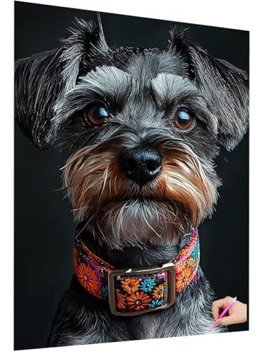Diamond Painting Erwachsene Hund Diamant Painting Bilder Tiere 5D Diamond Art Set für Kinder Anfänger, DIY Diamant Cross Stickerei Kreativ Set für Erwachsene Deko Wohnzimmer Geschenke 90x120cm A-44 Diamond Painting Erwachsene Hund Diamant Painting Bilder Tiere 5D Diamond Art Set für Kinder Anfänger, DIY Diamant Cross Stickerei Kreativ Set für Erwachsene Deko Wohnzimmer Geschenke 90x120cm A-44 von ZaeMynnu