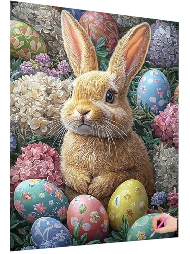Diamond Painting Erwachsene Kaninchen Diamant Painting Bilder Ostern 5D Diamond Art Set für Kinder Anfänger, DIY Diamant Cross Stickerei Kreativ Set für Erwachsene für Deko Wohnzimmer 60x80cm A-10 Diamond Painting Erwachsene Kaninchen Diamant Painting Bilder Ostern 5D Diamond Art Set für Kinder Anfänger, DIY Diamant Cross Stickerei Kreativ Set für Erwachsene für Deko Wohnzimmer 60x80cm A-10 von ZaeMynnu