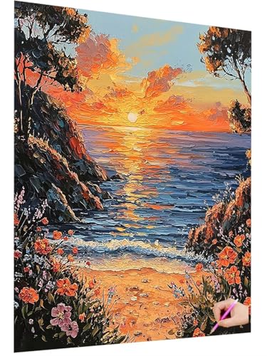 Diamond Painting Erwachsene Landschaft Diamant Painting Bilder Sonnenuntergang 5D Diamond Art Set für Kinder Anfänger, DIY Diamant Cross Stickerei Kreativ Set für Erwachsene für Deko 50x70cm A-30 Diamond Painting Erwachsene Landschaft Diamant Painting Bilder Sonnenuntergang 5D Diamond Art Set für Kinder Anfänger, DIY Diamant Cross Stickerei Kreativ Set für Erwachsene für Deko 50x70cm A-30 von ZaeMynnu