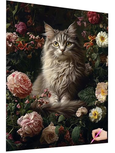 Diamond Painting Katze Diamond Painting Erwachsene Kinder 5D DIY Diamant Basteln Set Diamant Malerei Blumen Bilder Mosaikherstellung Bastelset Erwachsene Zimmer Deko Geschenke für Frauen 60x80cm A-17 Diamond Painting Katze Diamond Painting Erwachsene Kinder 5D DIY Diamant Basteln Set Diamant Malerei Blumen Bilder Mosaikherstellung Bastelset Erwachsene Zimmer Deko Geschenke für Frauen 60x80cm A-17 von ZaeMynnu