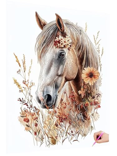 Diamond Painting Pferde Diamond Painting Erwachsene Kinder 5D DIY Diamant Basteln Set Diamant Malerei Tiere Bilder Mosaikherstellung Bastelset Erwachsene Zimmer Deko Geschenke für Frauen 60x80cm A-31 Diamond Painting Pferde Diamond Painting Erwachsene Kinder 5D DIY Diamant Basteln Set Diamant Malerei Tiere Bilder Mosaikherstellung Bastelset Erwachsene Zimmer Deko Geschenke für Frauen 60x80cm A-31 von ZaeMynnu