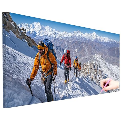 Diamond Painting XXL 80x30cm Diamant Painting Bilder Berg Set Erwachsene Landschaft Diamond Art Kreativ Set für Erwachsene Diamant Malerei Strass Kreuzstich Deko Wohnzimmer Geschenke für Frauen N-60 von ZaeMynnu