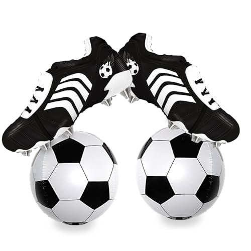 Fußball-Ballons, Fußball-Stollen, Sneaker-Folie, Mylar-Ballon-Bogen-Girlande, Kit für Sport, Weltmeisterschaft, Ballons, Dekoration, Globos de Futbol Para Cumpleaños, Geburtstagsparty-Dekorationen für Fußball-Ballons, Fußball-Stollen, Sneaker-Folie, Mylar-Ballon-Bogen-Girlande, Kit für Sport, Weltmeisterschaft, Ballons, Dekoration, Globos de Futbol Para Cumpleaños, Geburtstagsparty-Dekorationen für von Zafête
