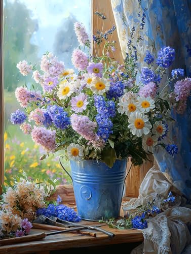 Diamond Painting Blume, DIY Anlage Diamond Painting Eckige Steine Set Erwachsene, 5D Kreuzstich Stickerei Diamant Malerei, Mosaikherstellung Basteln Erwachsene Bilder, Zur Haus Wanddeko 30x40cm H-82 Diamond Painting Blume, DIY Anlage Diamond Painting Eckige Steine Set Erwachsene, 5D Kreuzstich Stickerei Diamant Malerei, Mosaikherstellung Basteln Erwachsene Bilder, Zur Haus Wanddeko 30x40cm H-82 von Zahnngxp